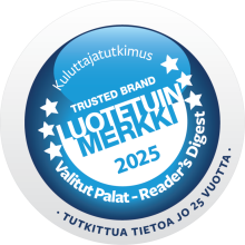 Luotetuin merkki-logo