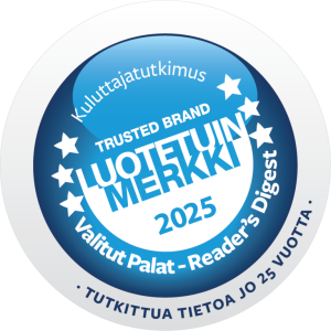 Luotetuin merkki-logo