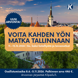 Kahden yön Tallinnan matka